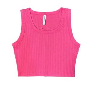 2/$10 Hot Pink Crop Top